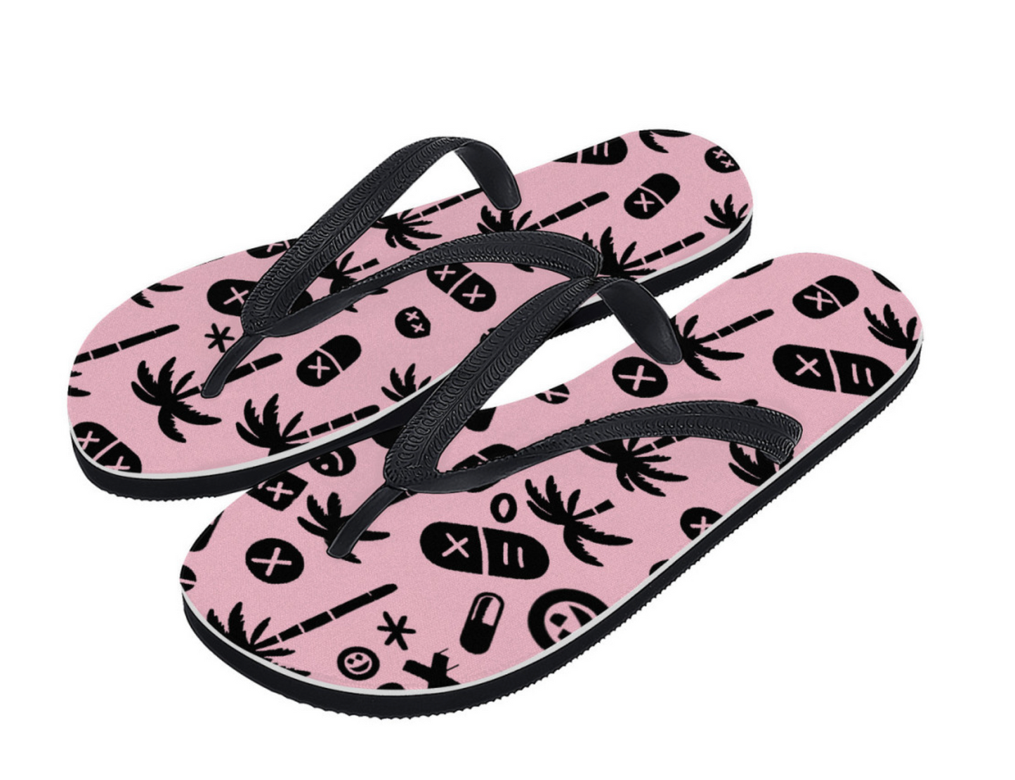 PinkPill™ Designer Flip Flops