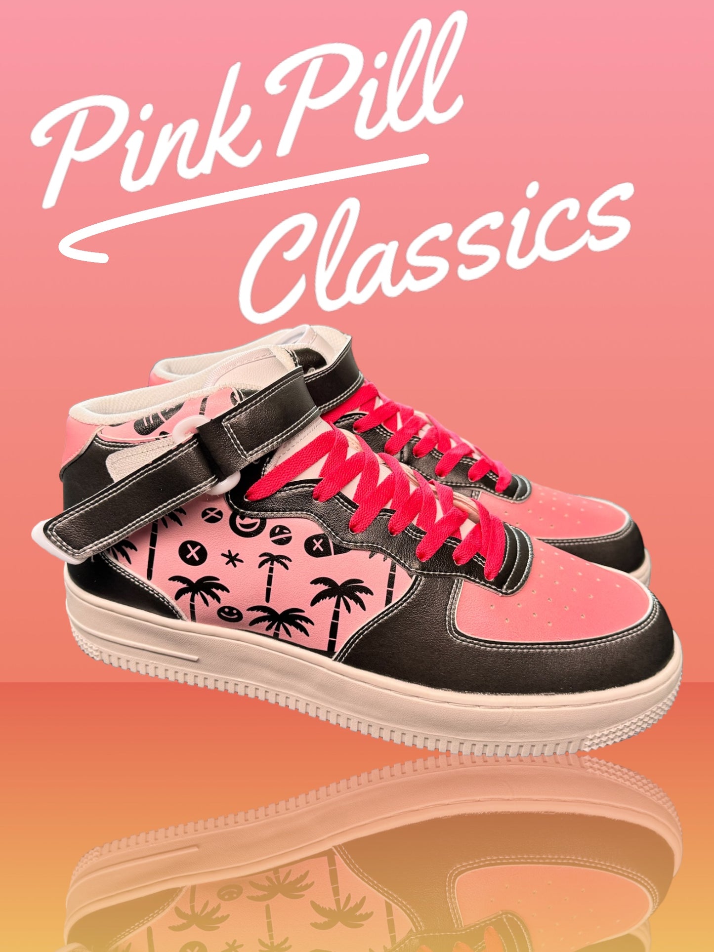 PinkPill Classic Hightops || Skate Shoe