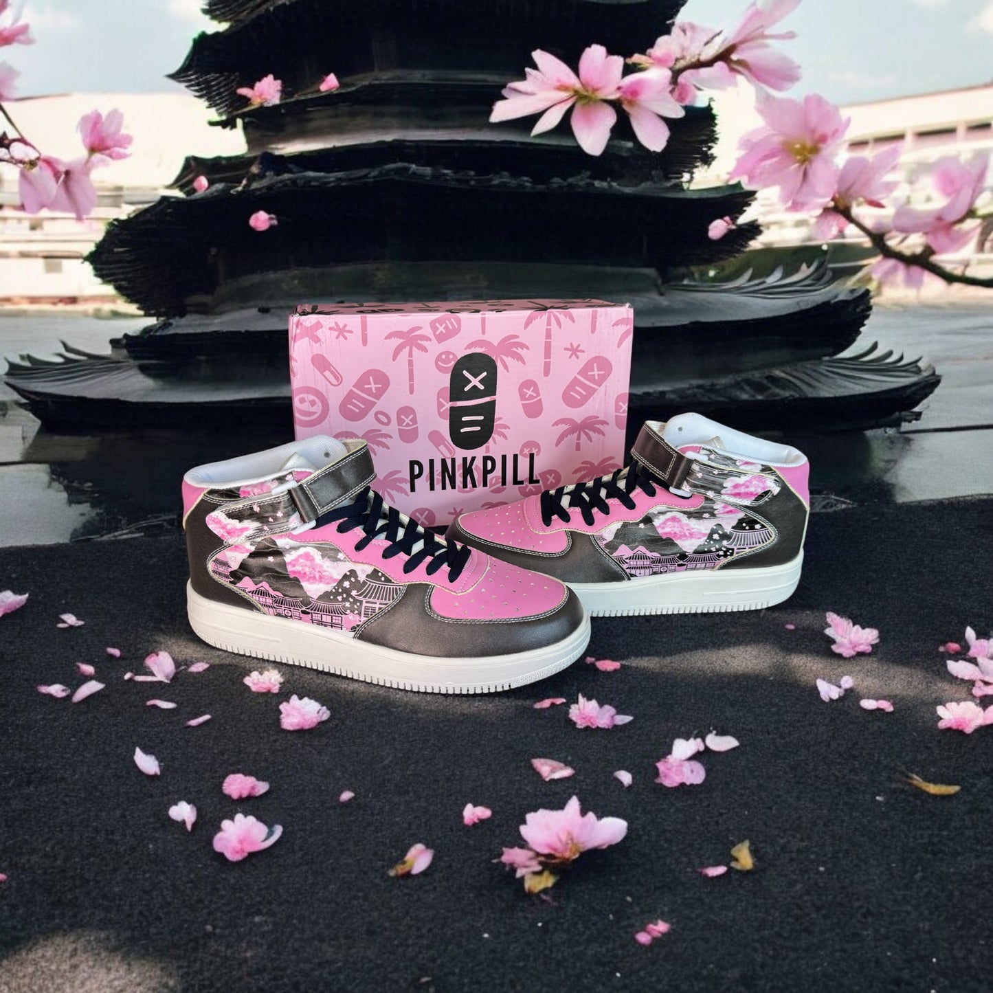 SHOGUNS - Japanese Art Style High Top Shoe